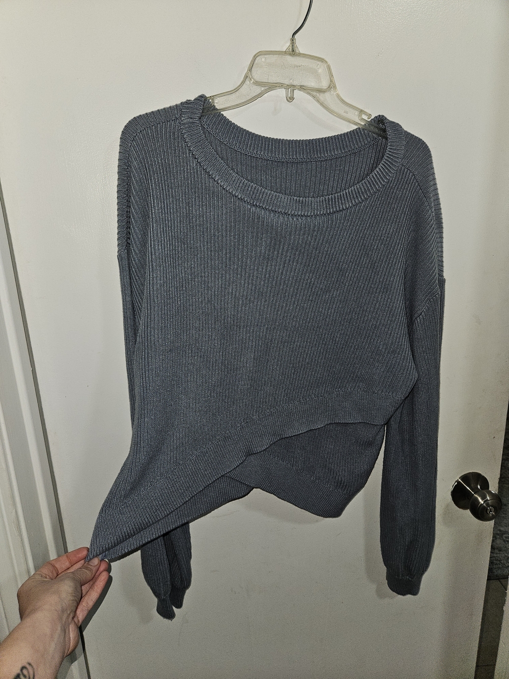 Lululemon Classic Crewneck Ribbed Sweater - Slate Blue